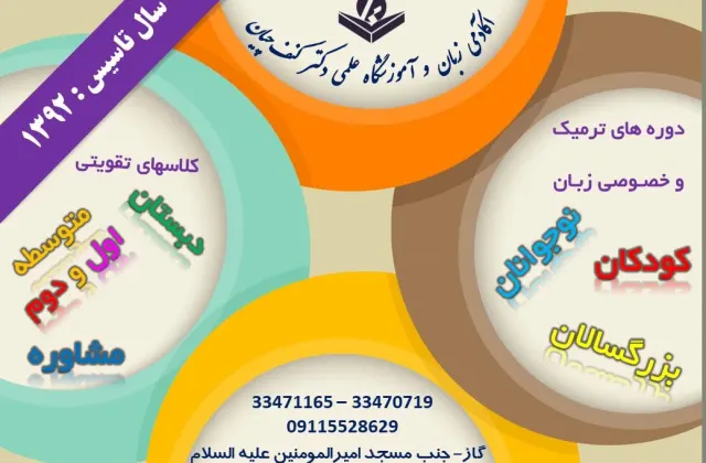 آموزشگاه علمی و زبان دکتر کنف چیان